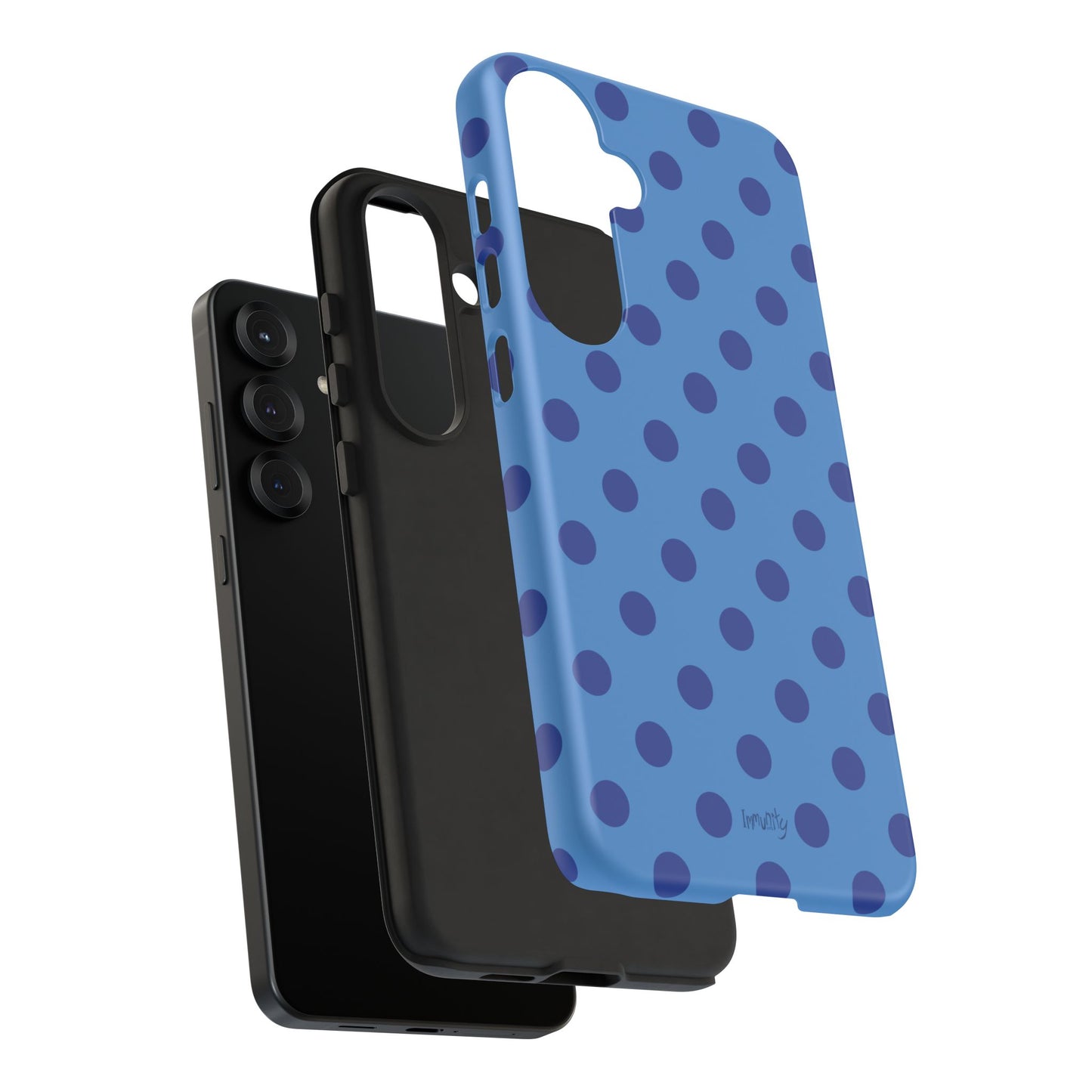 Blue Polka Dot Phone Case