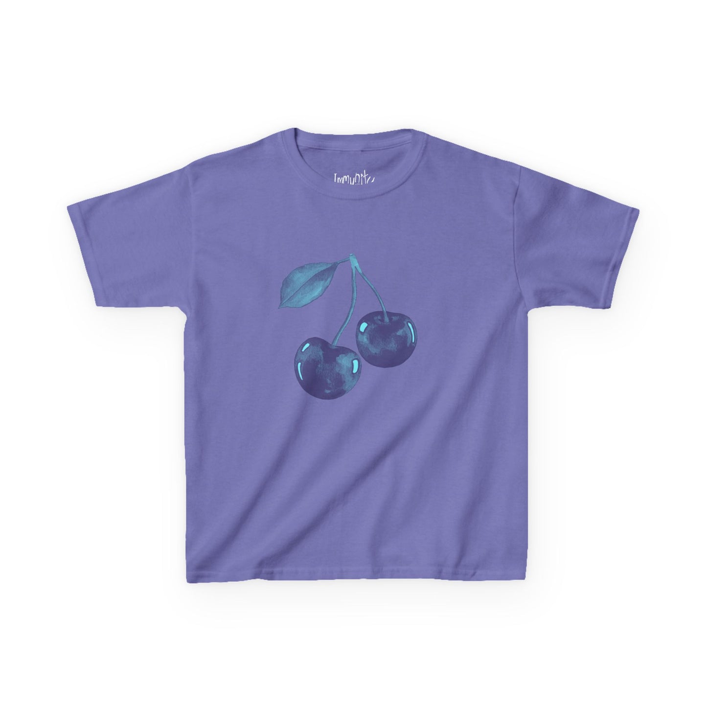 Blue Cherry Boxy Tee