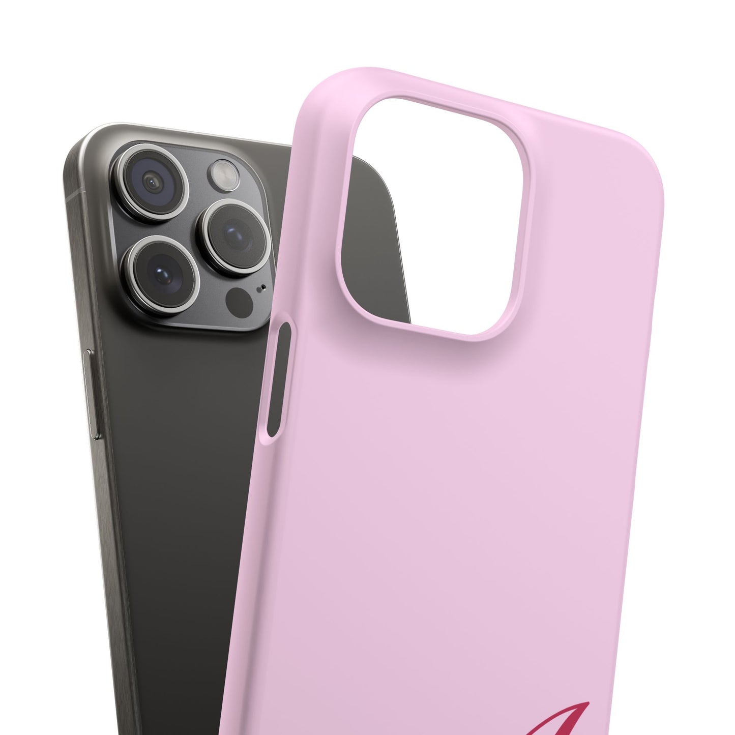 Initial (Pink) Snap Phone Case