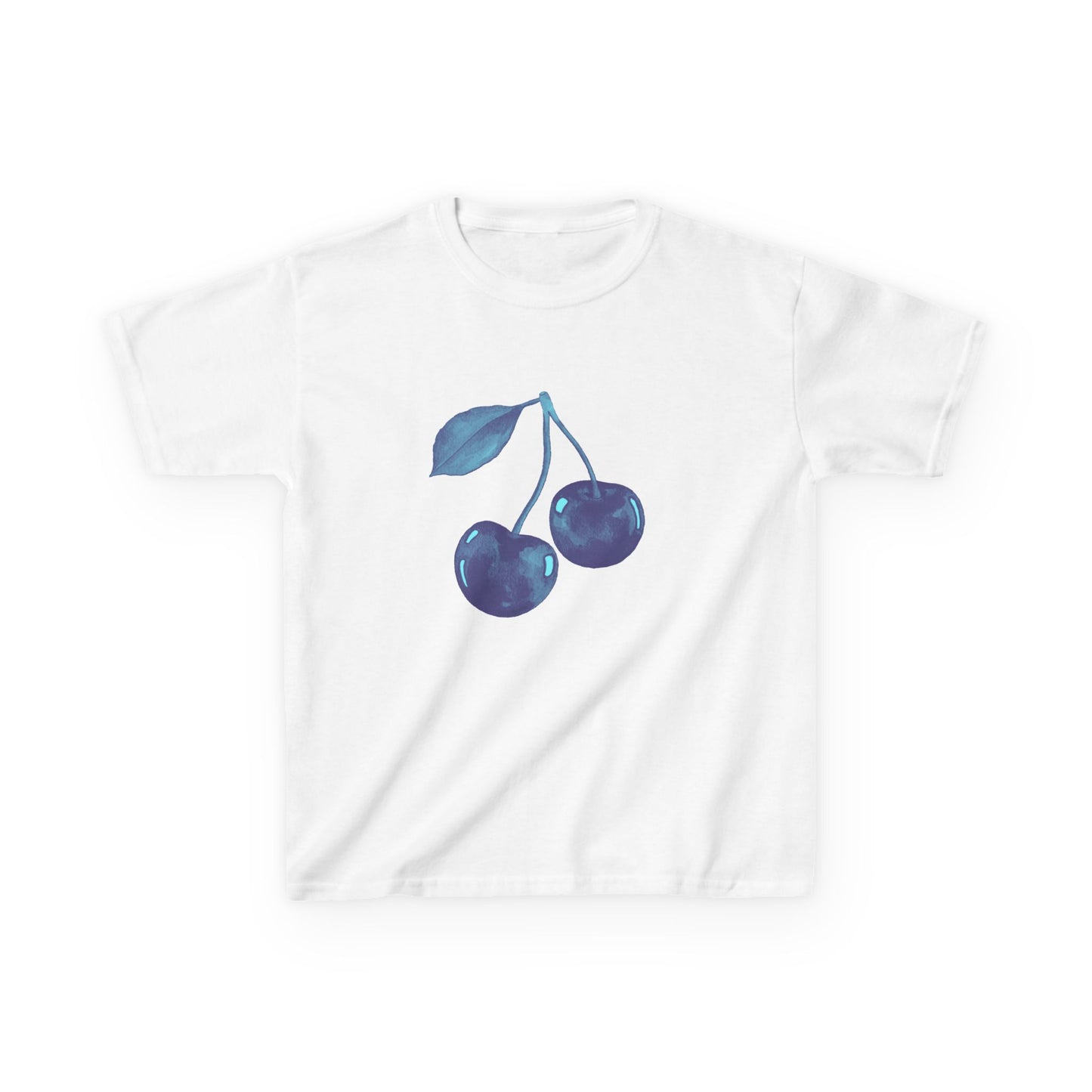 Blue Cherry Boxy Tee