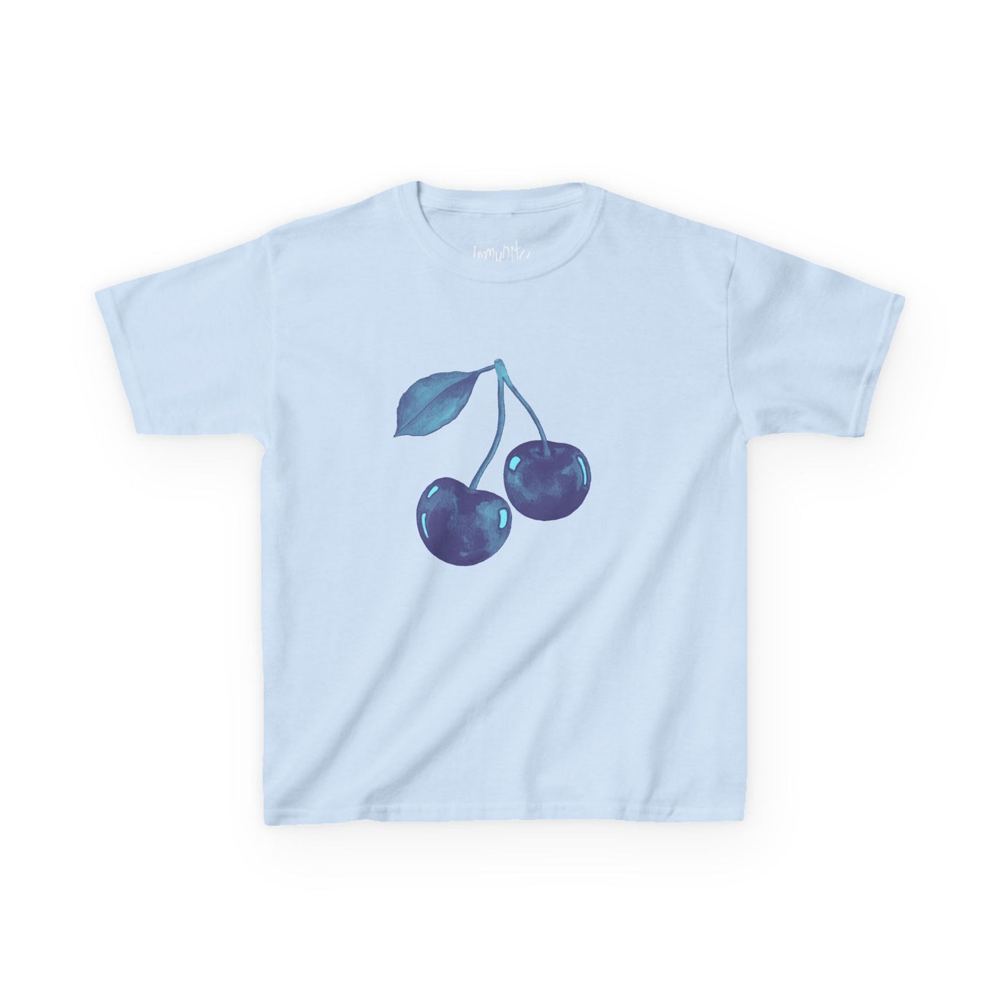 Blue Cherry Boxy Tee