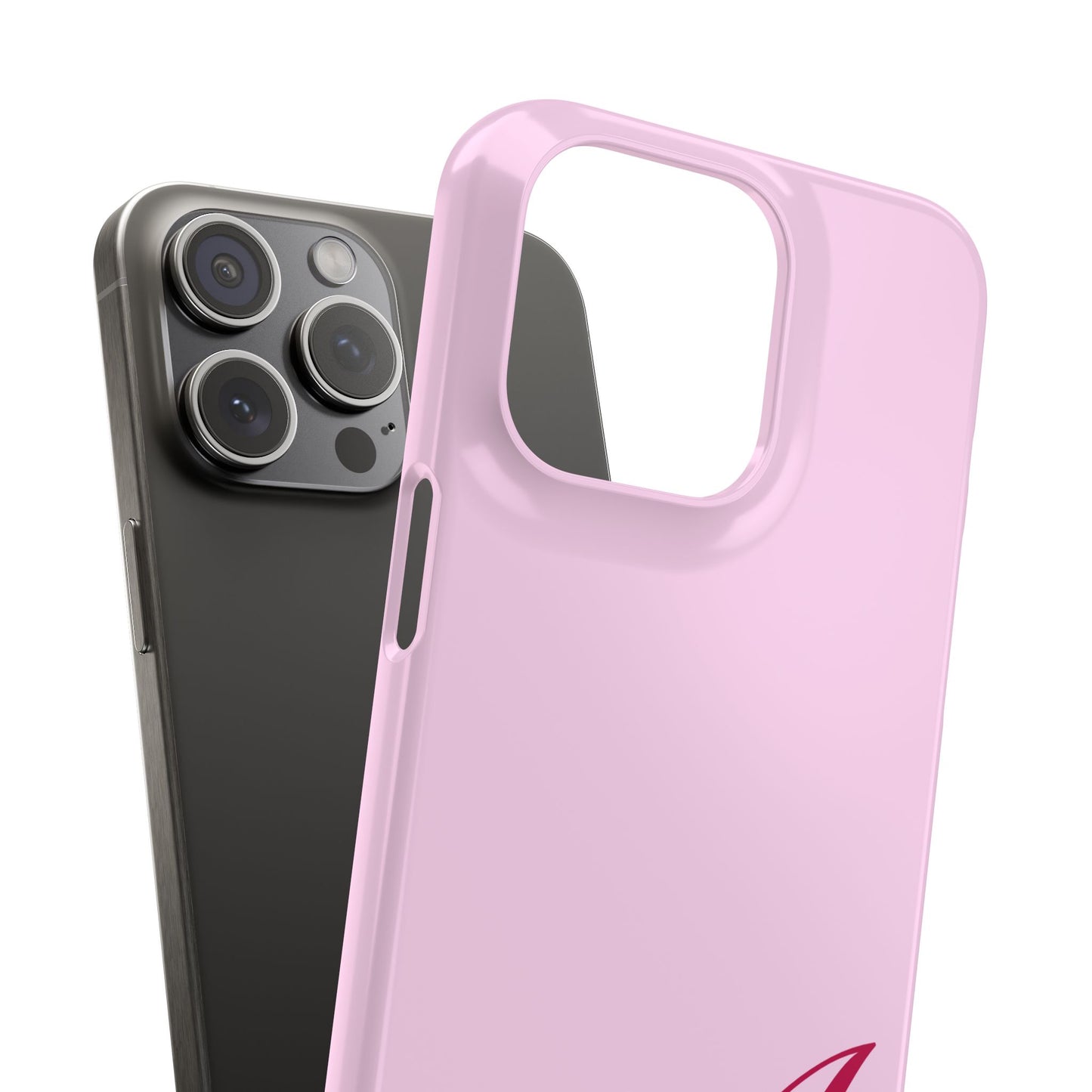 Initial (Pink) Snap Phone Case