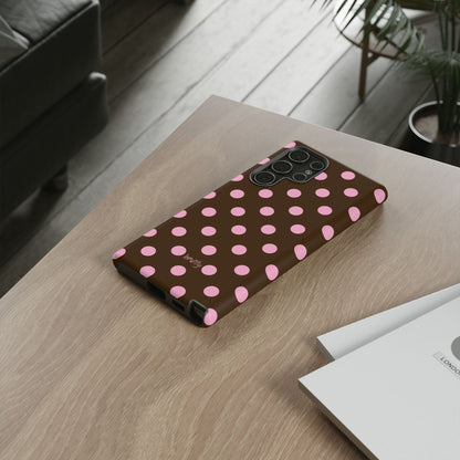 Pink Polka Dot Phone Case