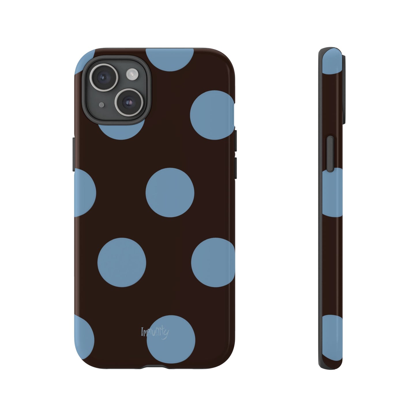 Big Blue Polka Dot Phone Case