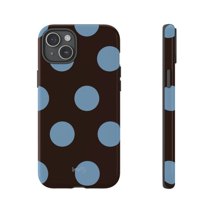 Big Blue Polka Dot Phone Case