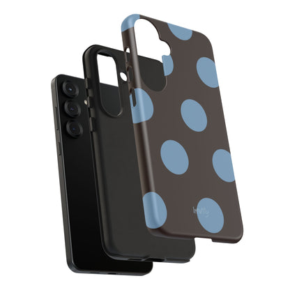 Big Blue Polka Dot Phone Case