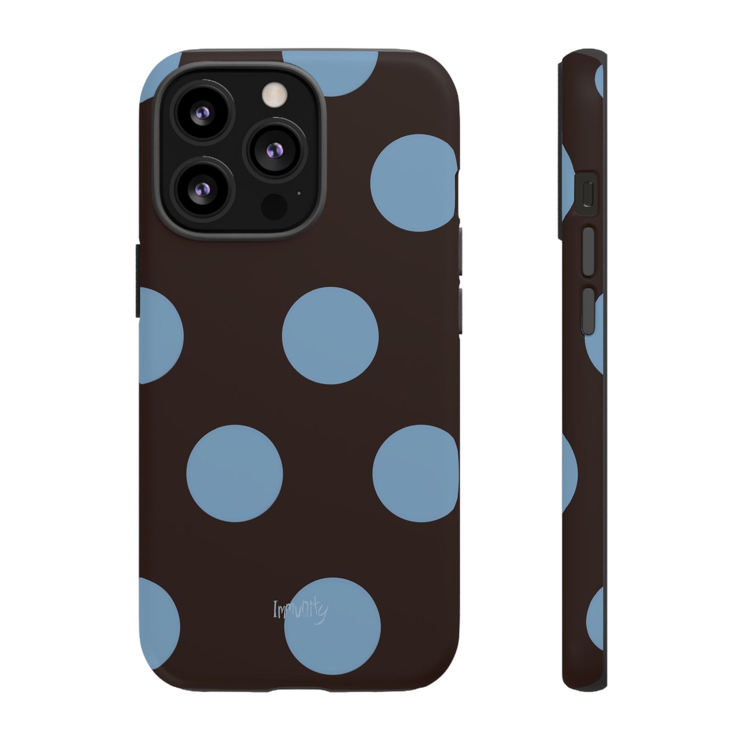 Big Blue Polka Dot Phone Case