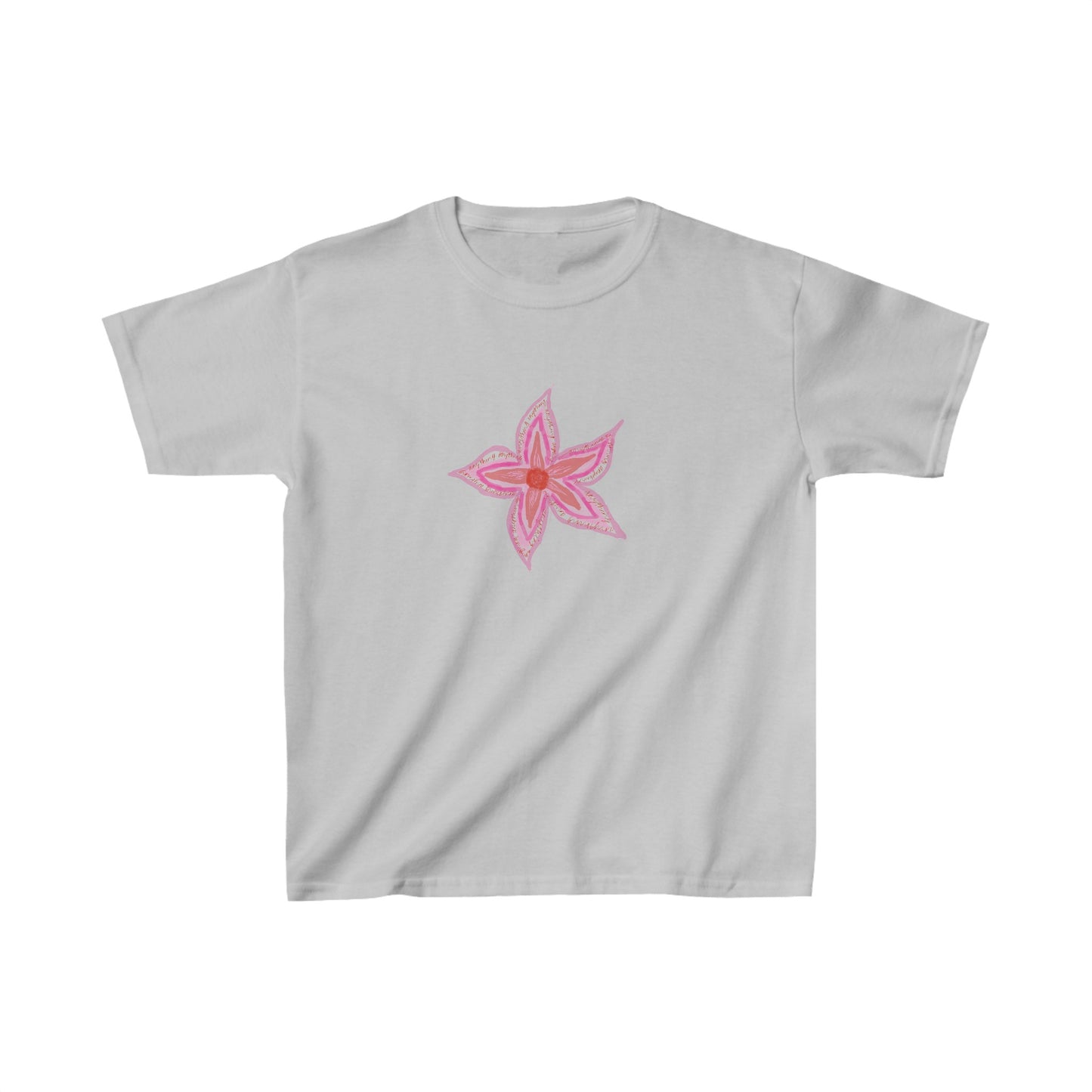 Anything Pink Flower Boxy Tee