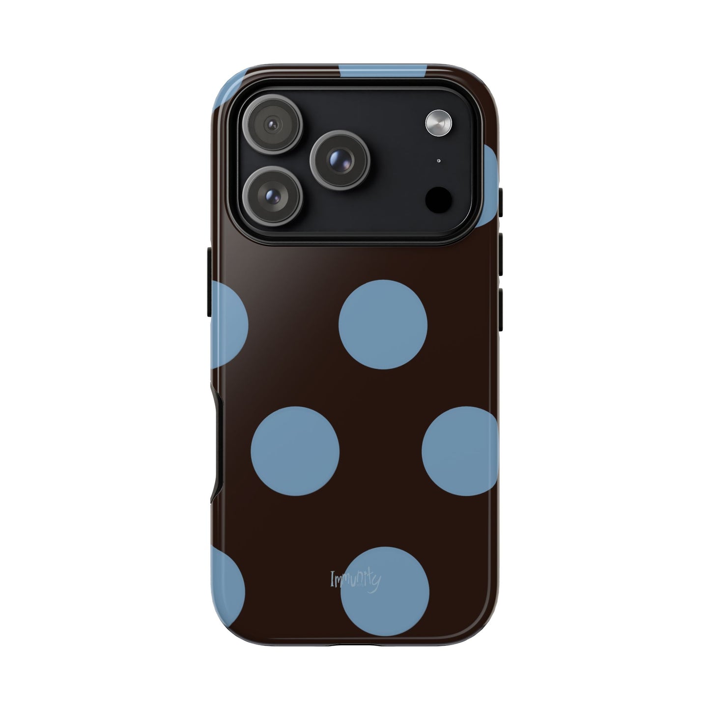 Big Blue Polka Dot Phone Case