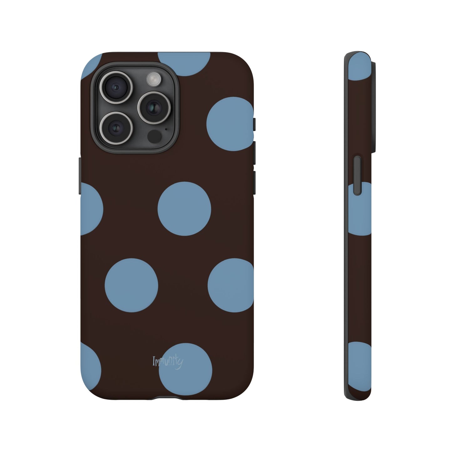 Big Blue Polka Dot Phone Case