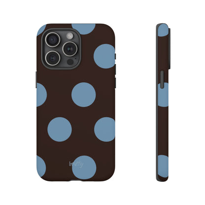 Big Blue Polka Dot Phone Case