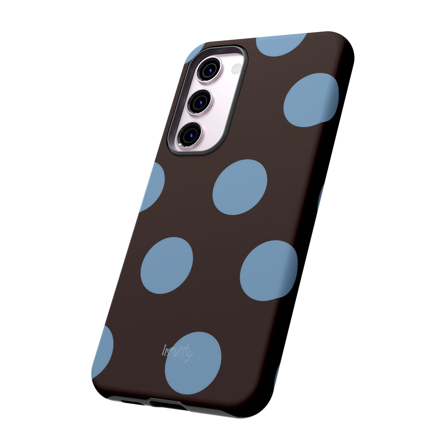 Big Blue Polka Dot Phone Case