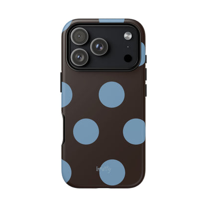 Big Blue Polka Dot Phone Case