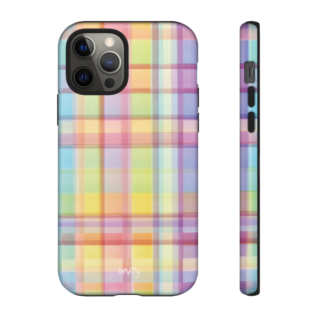 Rainbow Gingham Phone Case
