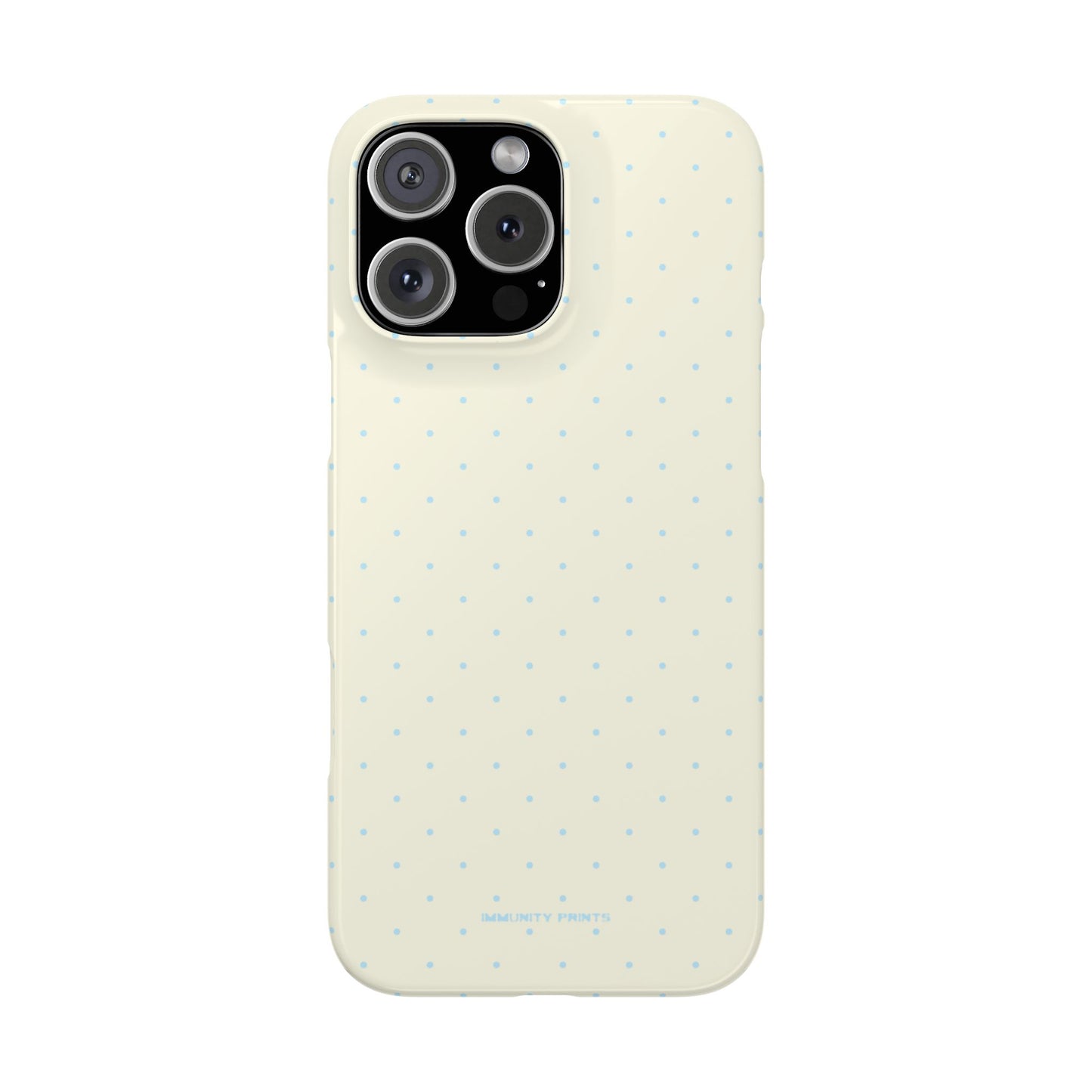 Mini Polka Dot (Blue) Snap Phone Case