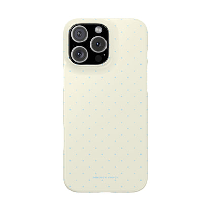 Mini Polka Dot (Blue) Snap Phone Case