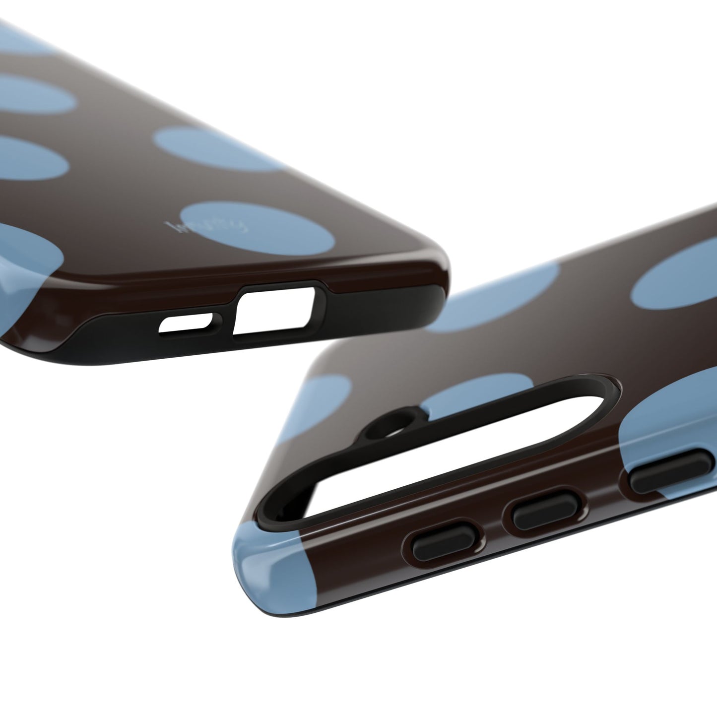 Big Blue Polka Dot Phone Case