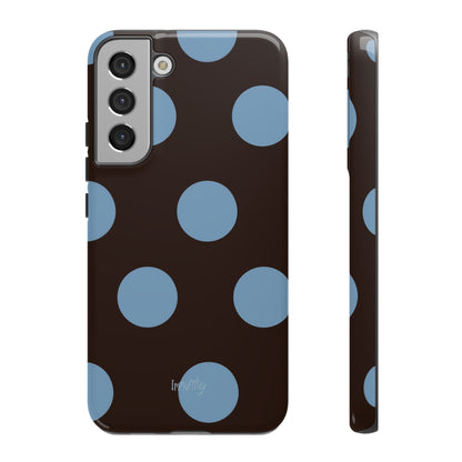 Big Blue Polka Dot Phone Case