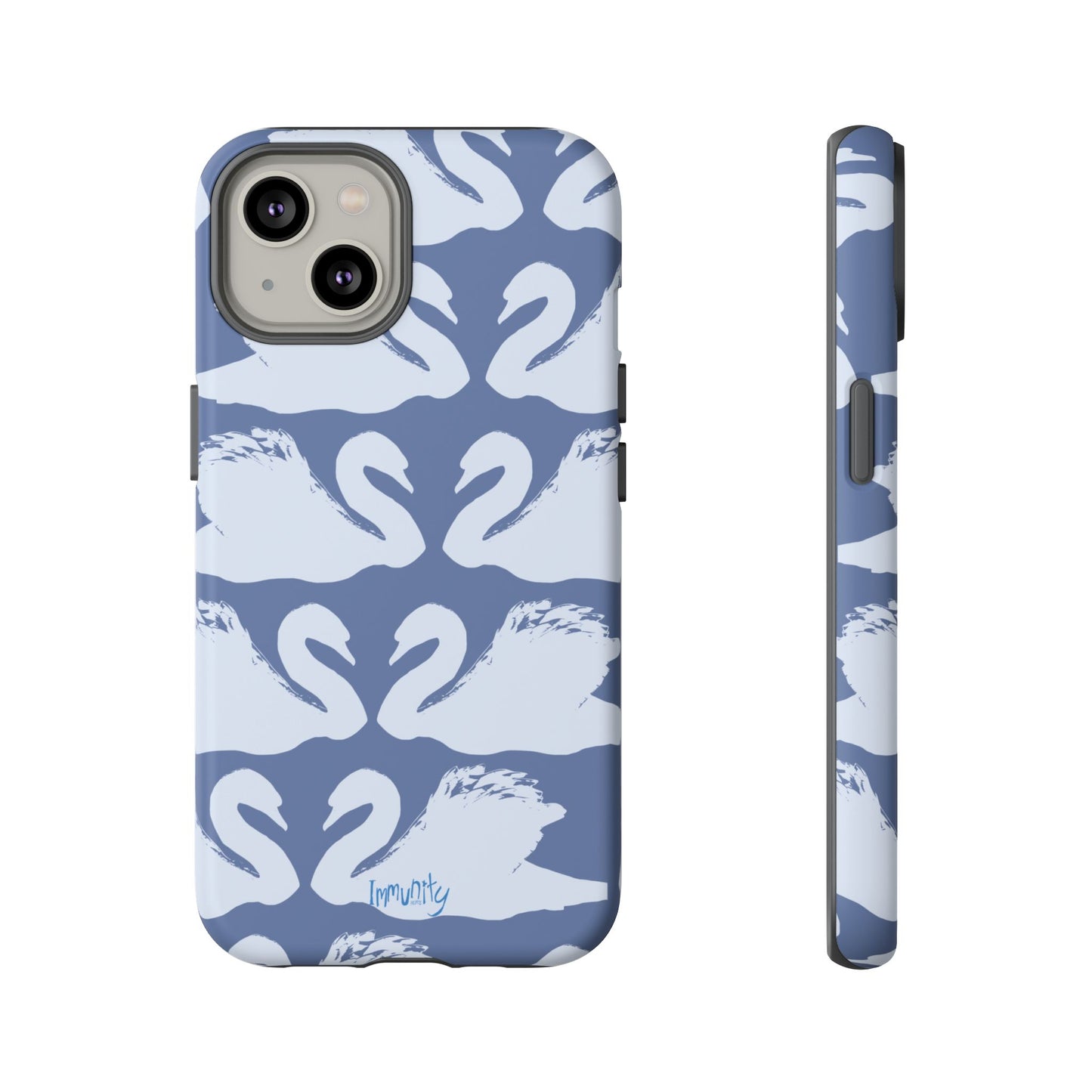 Swan Hearts Phone Case