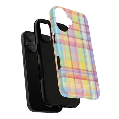 Rainbow Gingham Phone Case