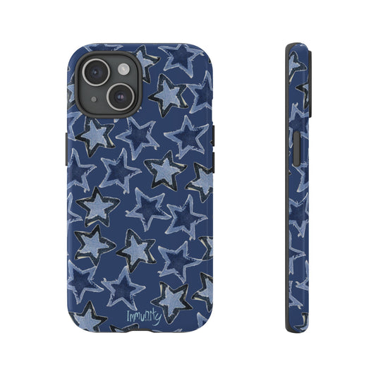 Denim Star Phone Case