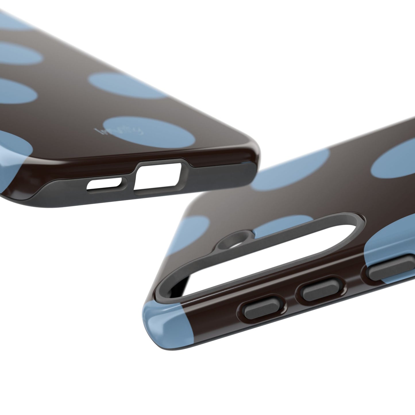 Big Blue Polka Dot Phone Case