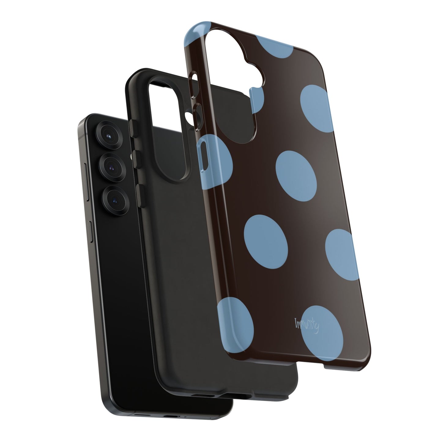 Big Blue Polka Dot Phone Case