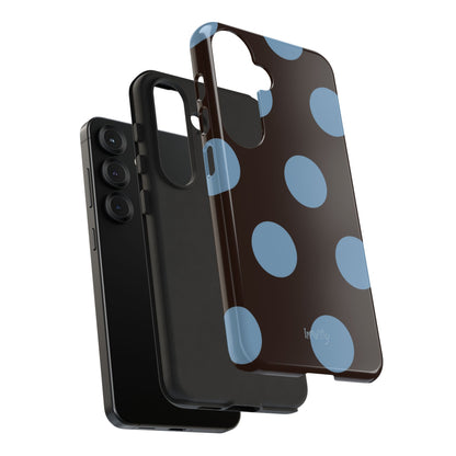 Big Blue Polka Dot Phone Case