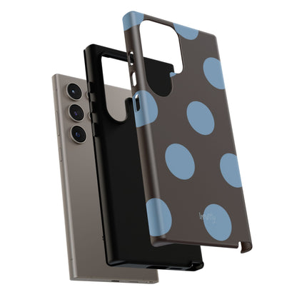 Big Blue Polka Dot Phone Case