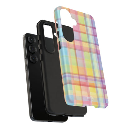 Rainbow Gingham Phone Case