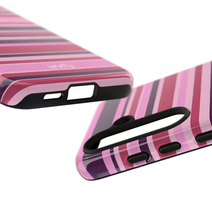 Pink Stripes Phone Case