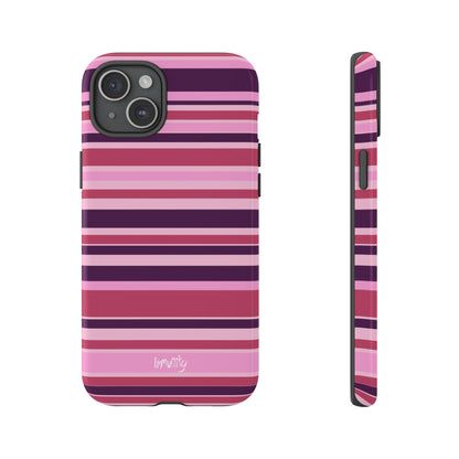 Pink Stripes Phone Case