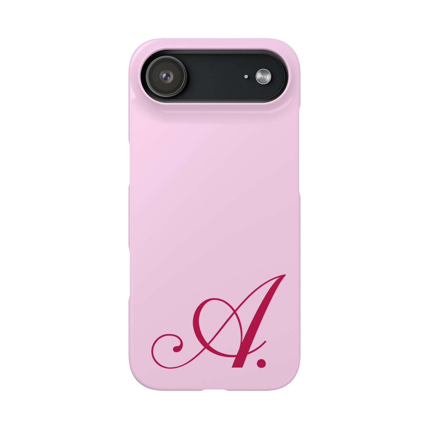 Initial (Pink) Snap Phone Case