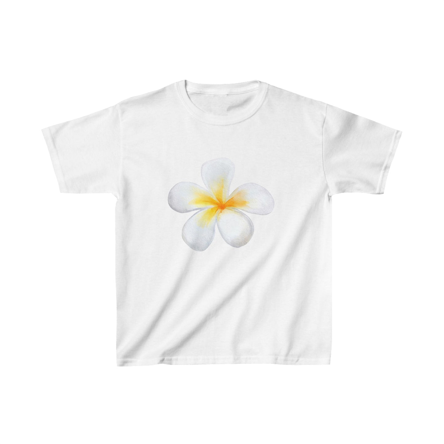 Watercolour Flower Boxy Tee