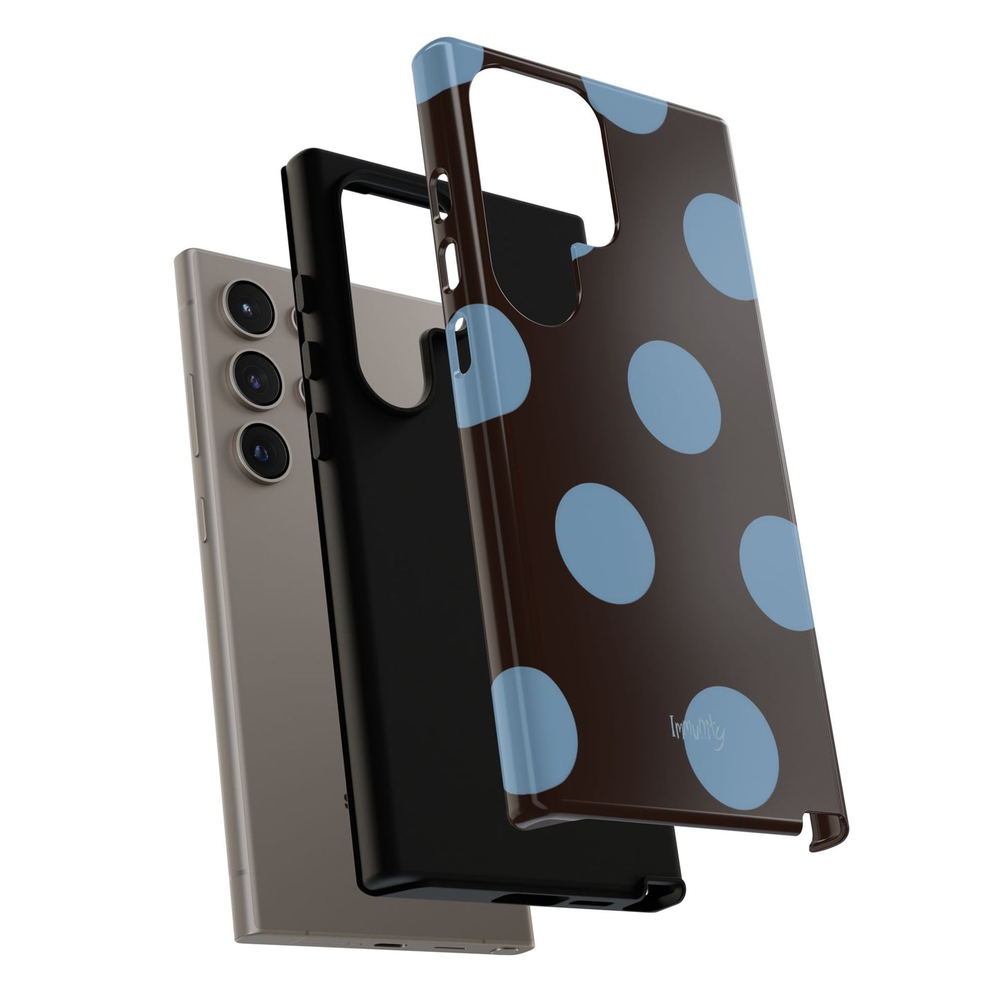 Big Blue Polka Dot Phone Case
