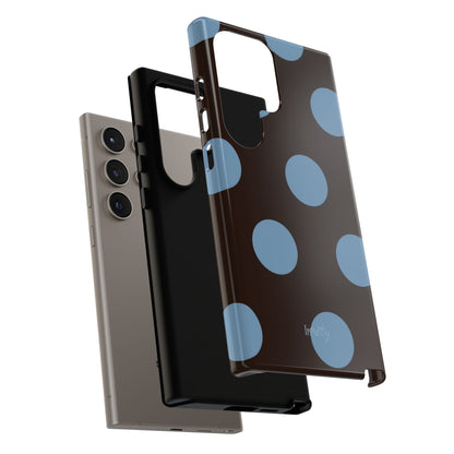 Big Blue Polka Dot Phone Case