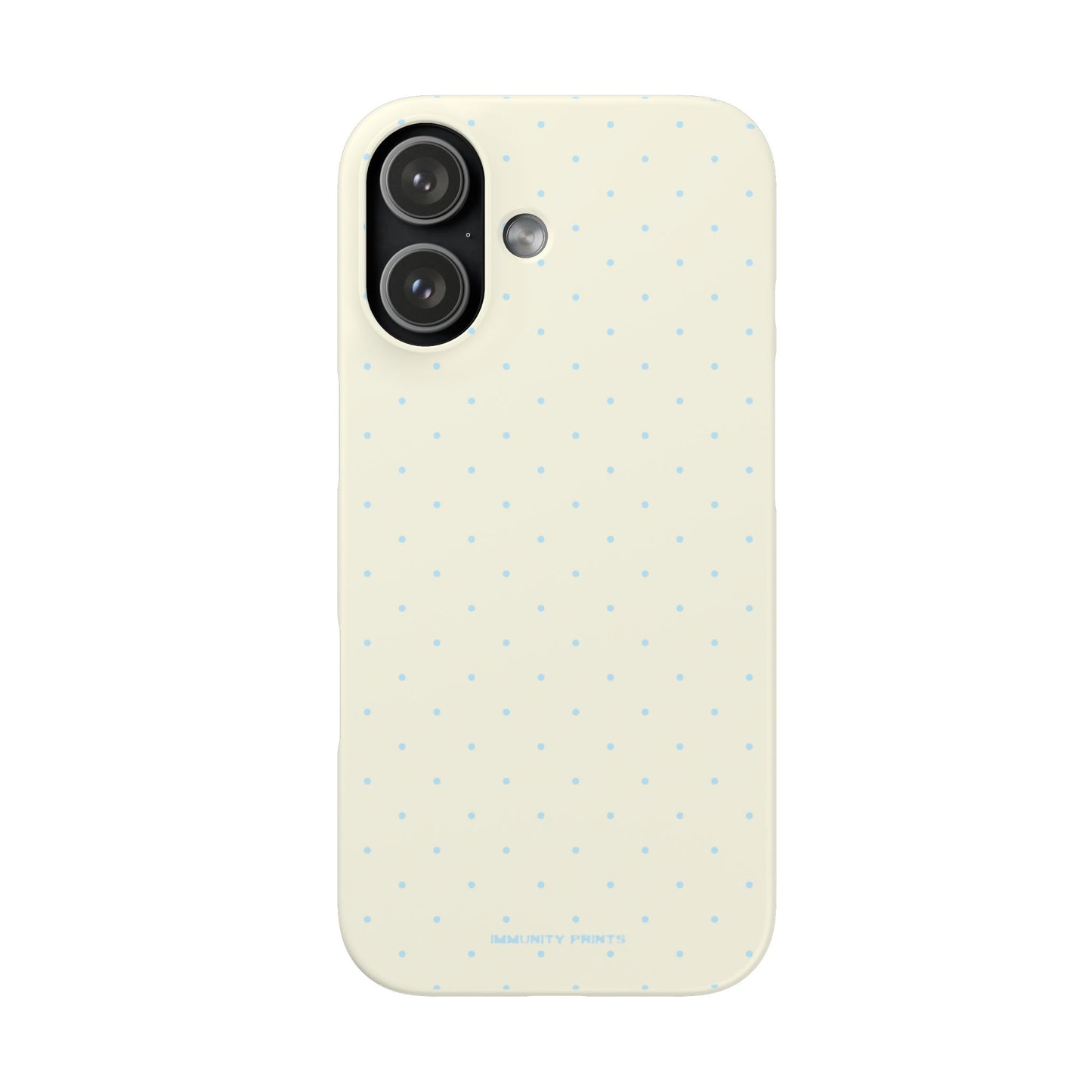 Mini Polka Dot (Blue) Snap Phone Case