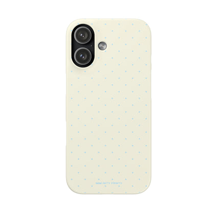 Mini Polka Dot (Blue) Snap Phone Case