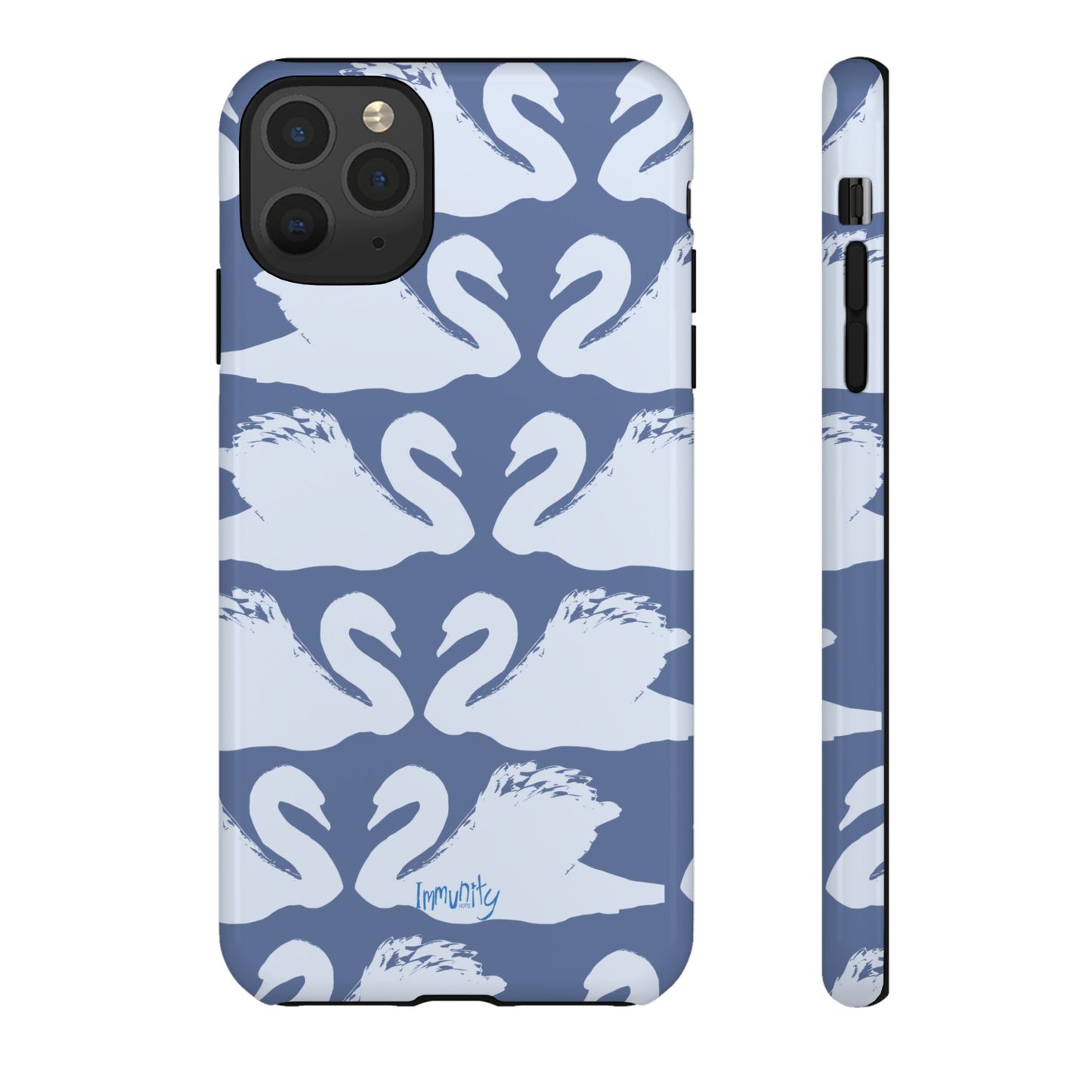 Swan Hearts Phone Case