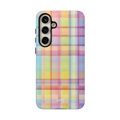 Rainbow Gingham Phone Case