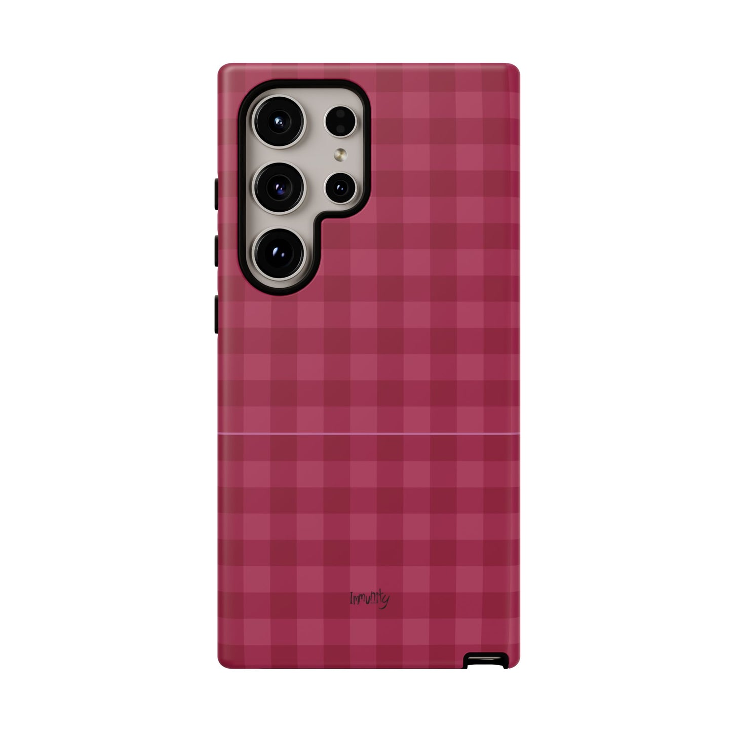 Pomegranate Gingam Phone Case