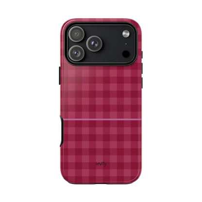 Pomegranate Gingam Phone Case