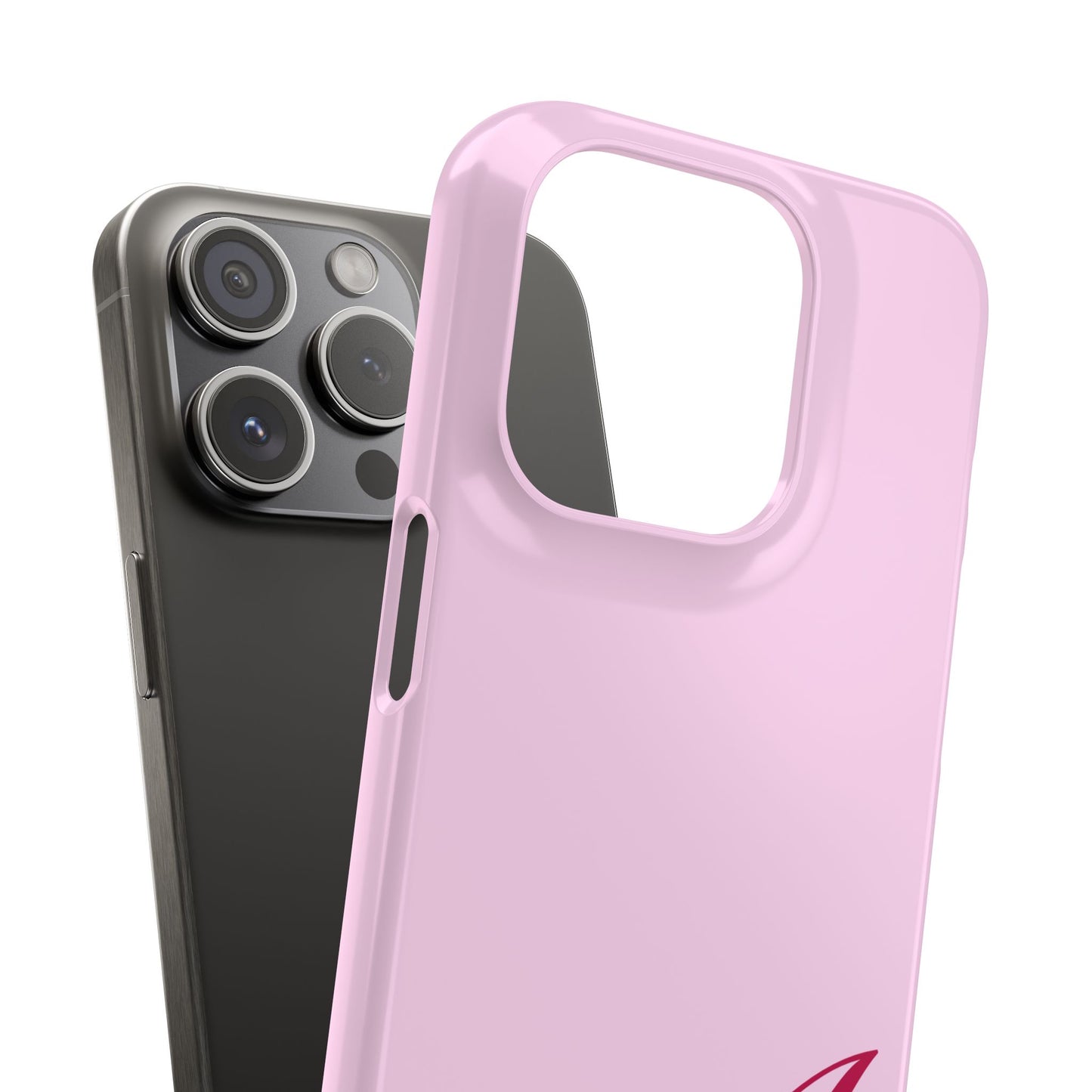 Initial (Pink) Snap Phone Case