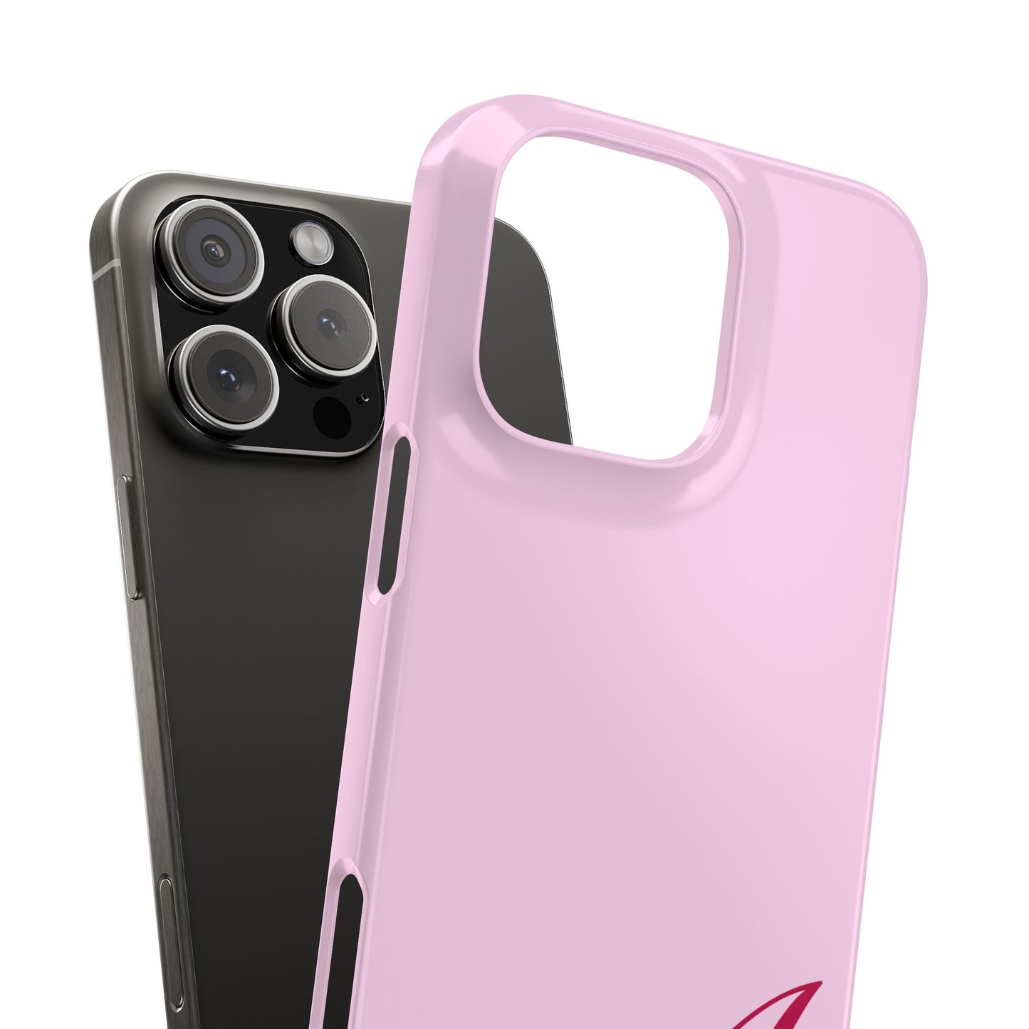 Initial (Pink) Snap Phone Case