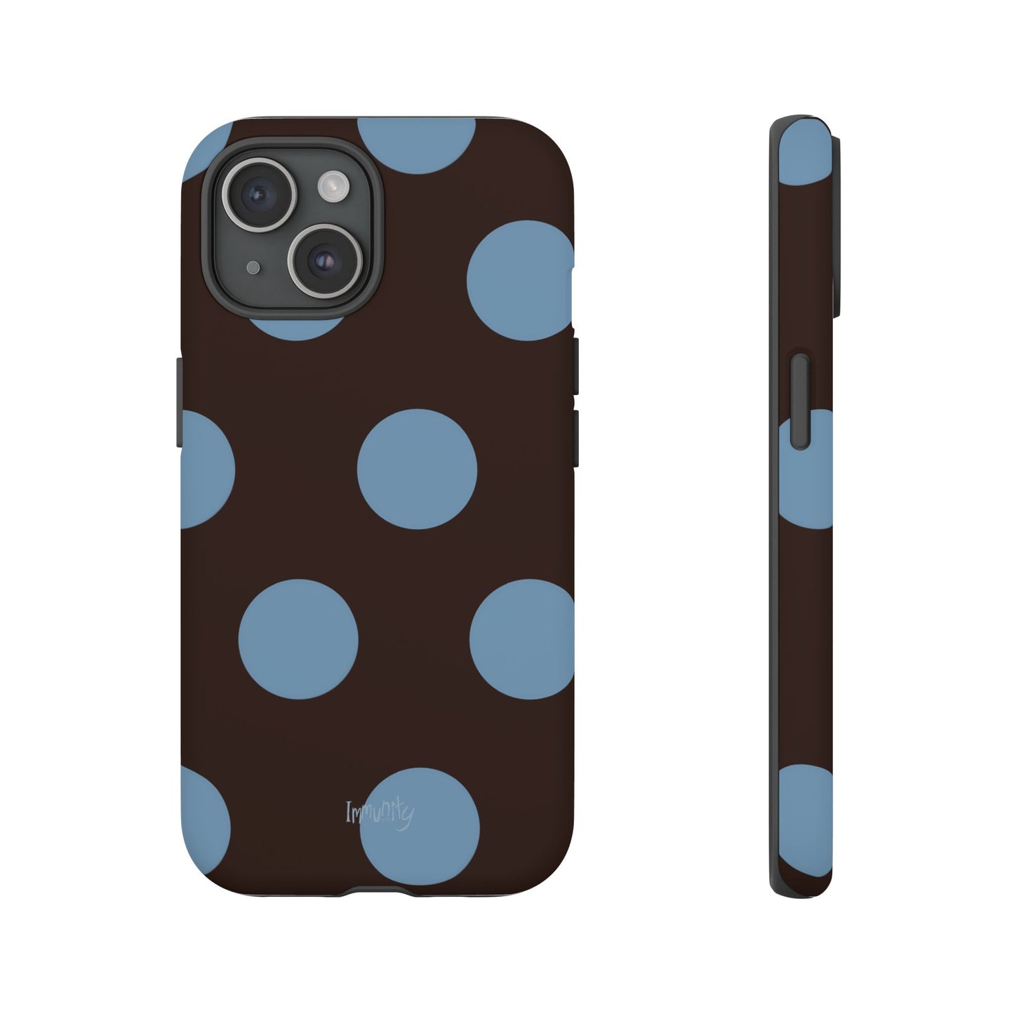 Big Blue Polka Dot Phone Case