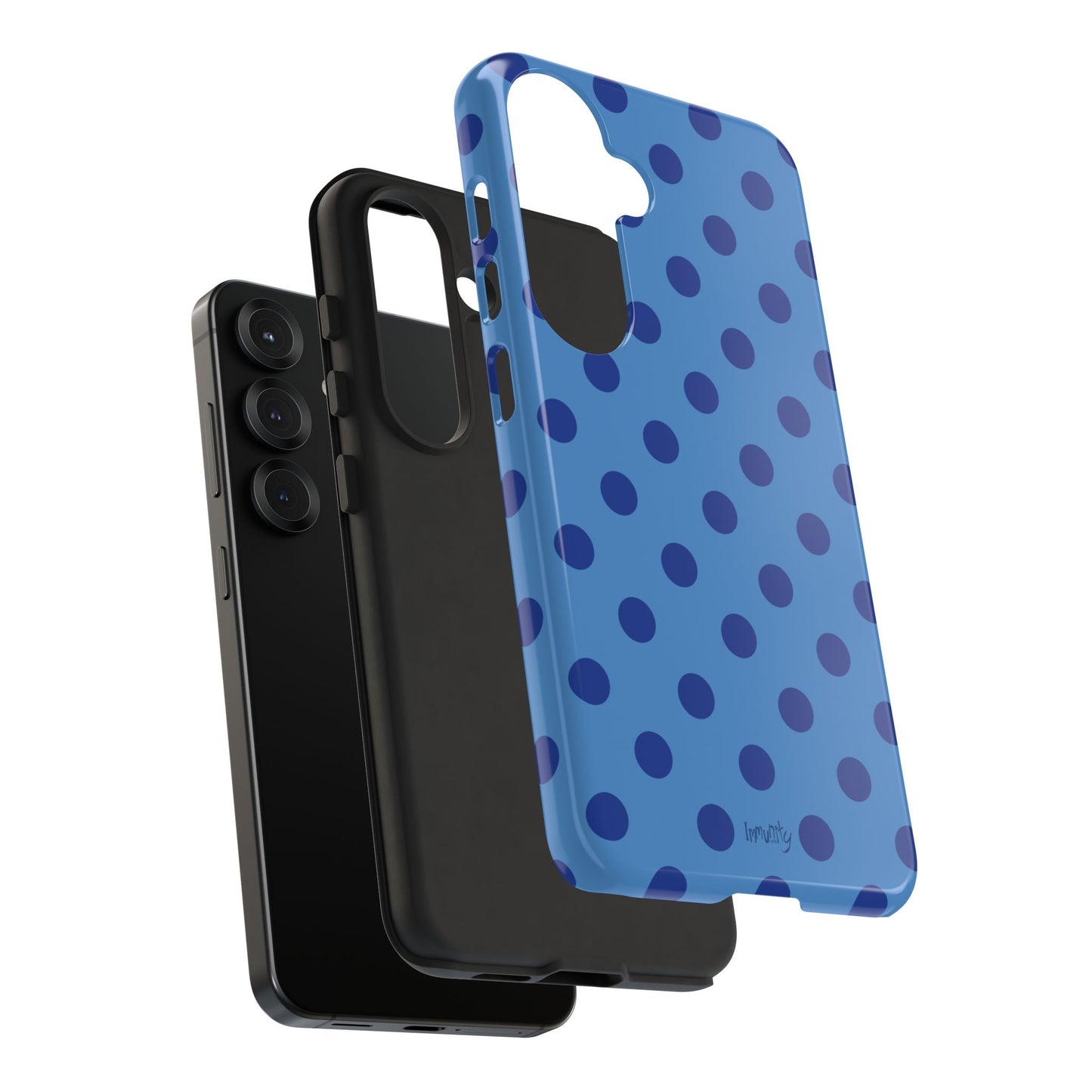 Blue Polka Dot Phone Case