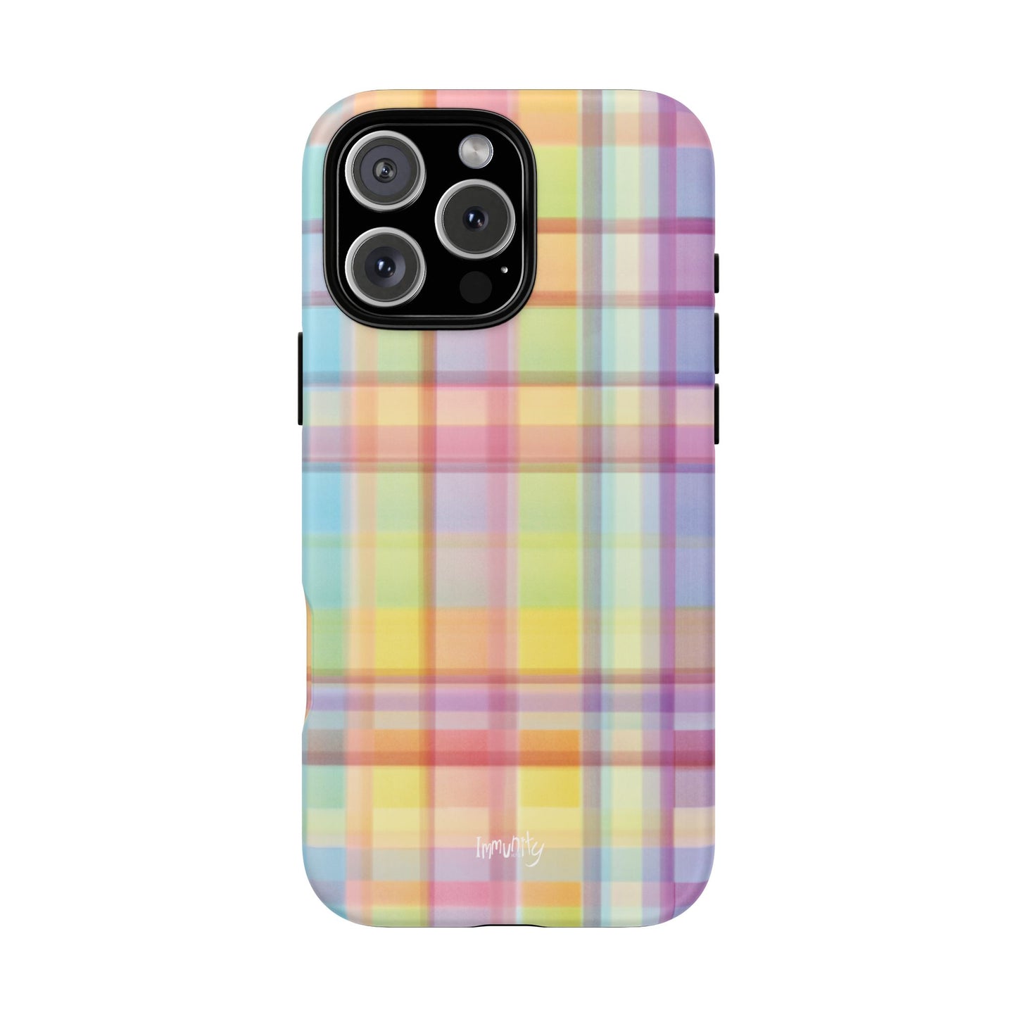 Rainbow Gingham Phone Case