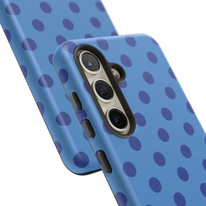 Blue Polka Dot Phone Case