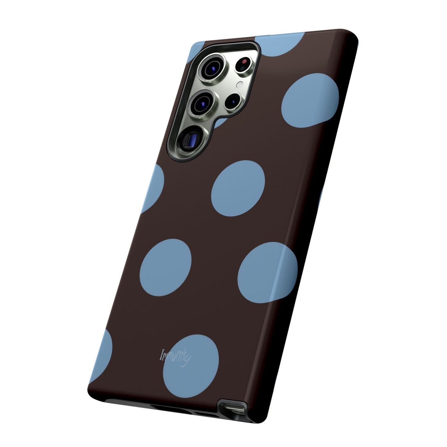 Big Blue Polka Dot Phone Case