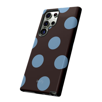 Big Blue Polka Dot Phone Case
